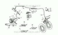 Front LH/rear brake system