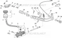 Rear master cylinder