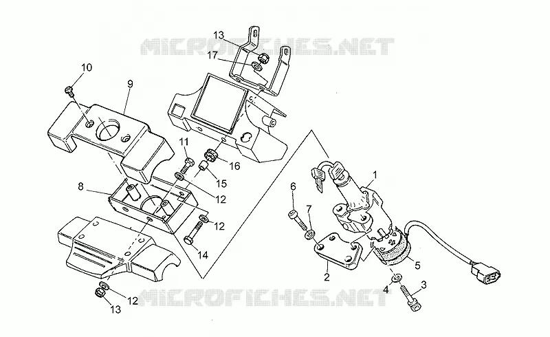 Main switch - steering lock