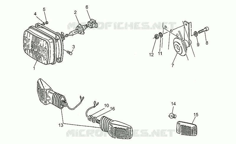 Headlight-Horn