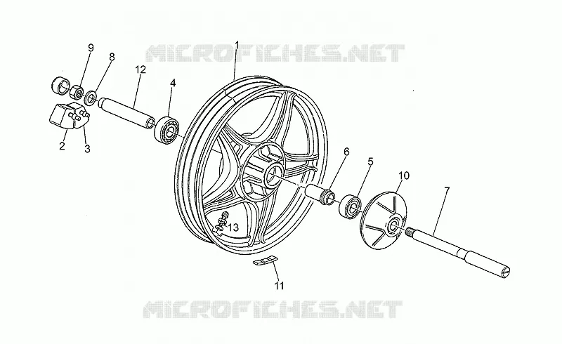 Rear wheel