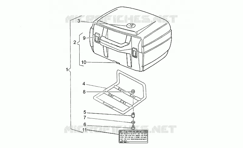 Top box - Support