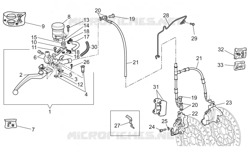 Front brake system