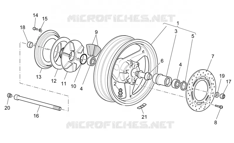 Rear wheel