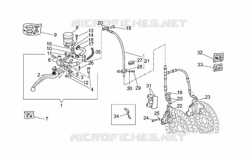 Front brake system
