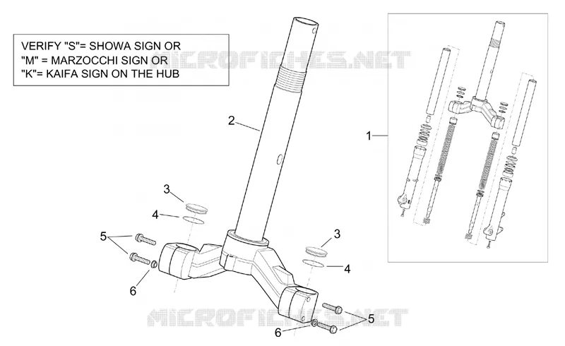 Front fork - Stem base