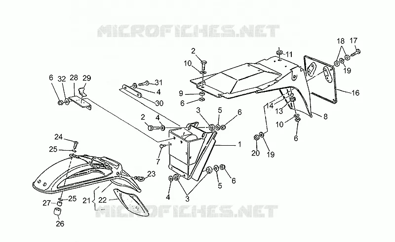 Front mudguard