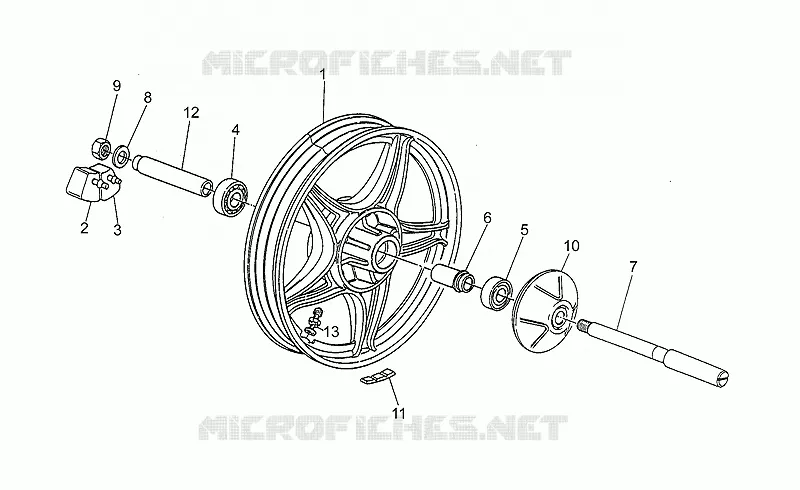 Rear wheel