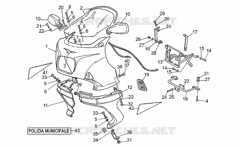 Front body - Front fairing