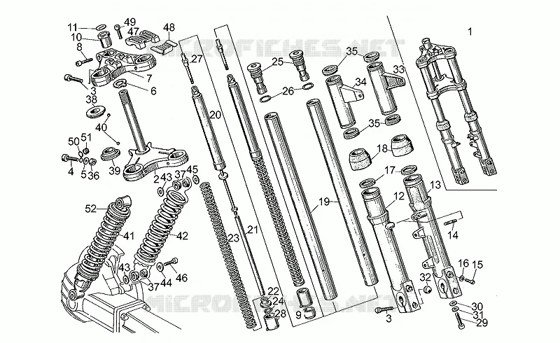 Front/rear shock absorber