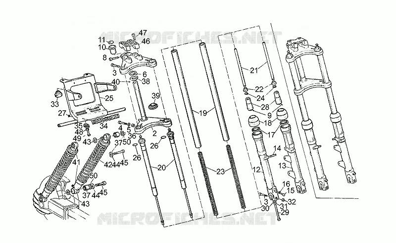 Front/rear shock absorber