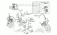 Front LH/rear brake system