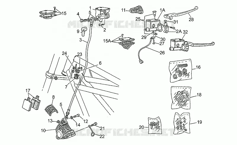 RH Front brake system