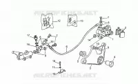 Rear brake cal.-spoked wheel
