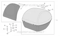 Top box with seat cushion