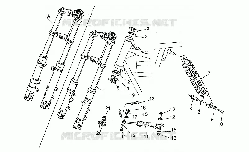 Front/rear shock absorber