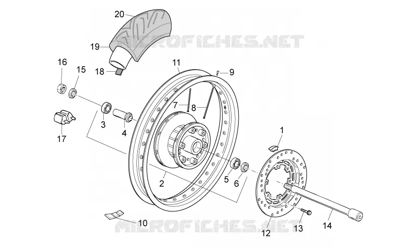 Rear wheel I