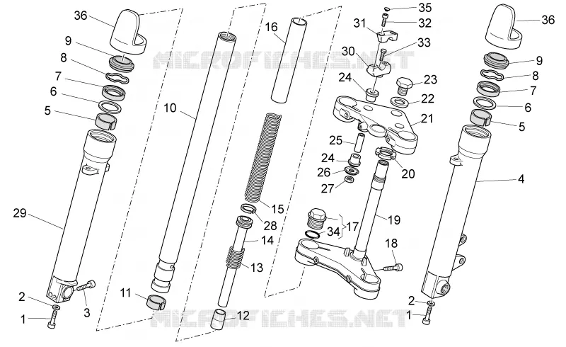 Front fork II