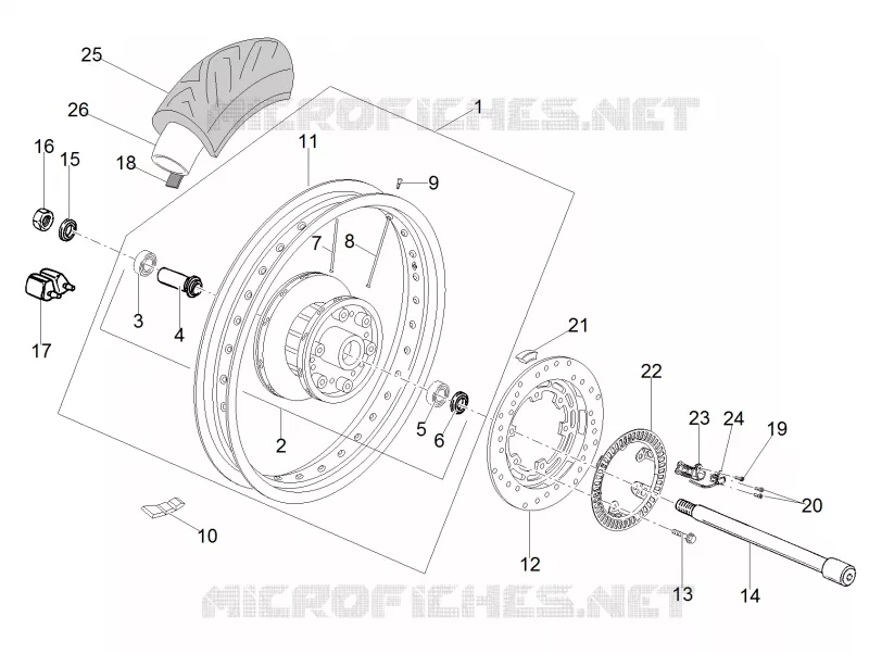 Rear wheel I