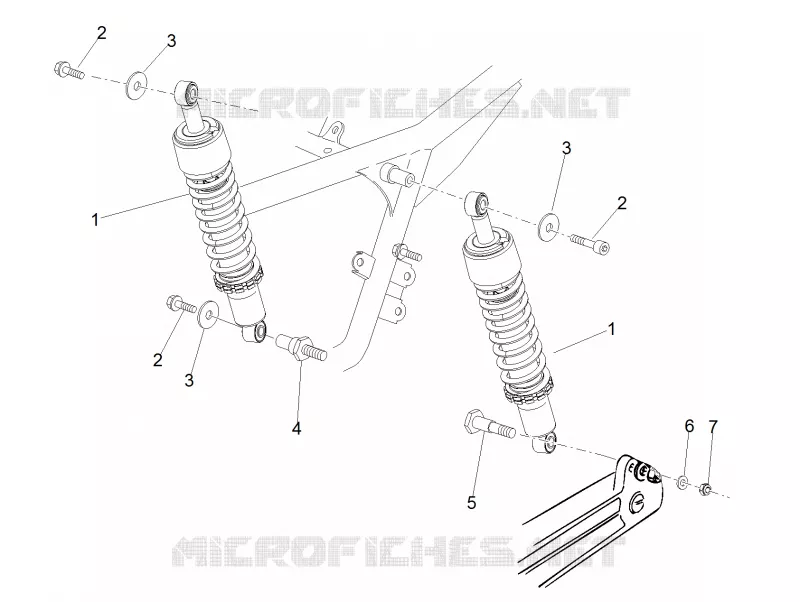 Rear shock absorber