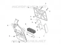 Rear body  II- Plate holder