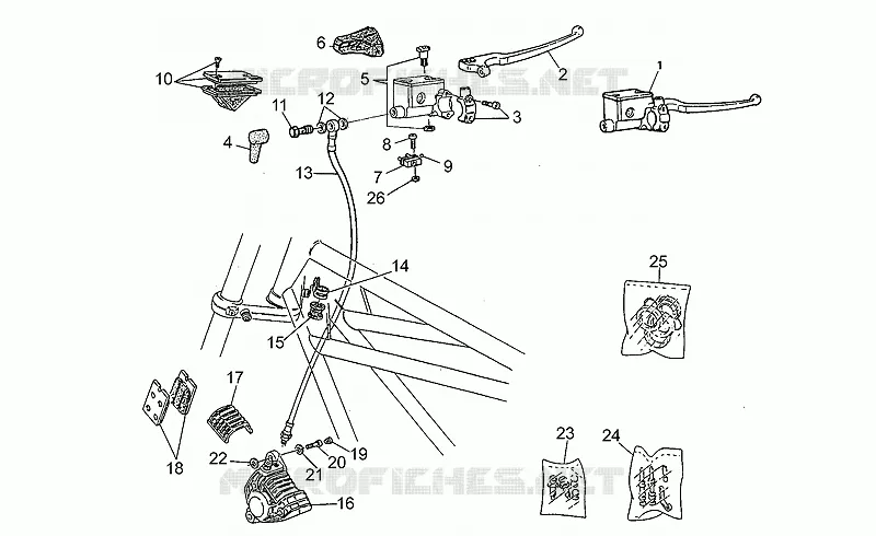 RH Front brake system