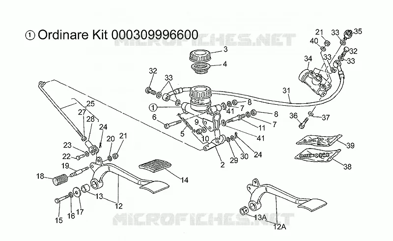 Rear brake m.cylinder II
