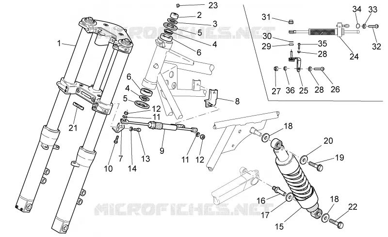 F.fork-R.shock absorber