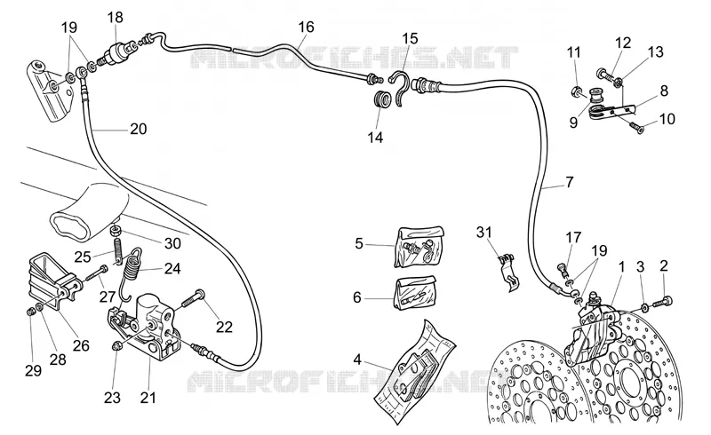 LH Front brake system