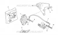 Rear brake caliper
