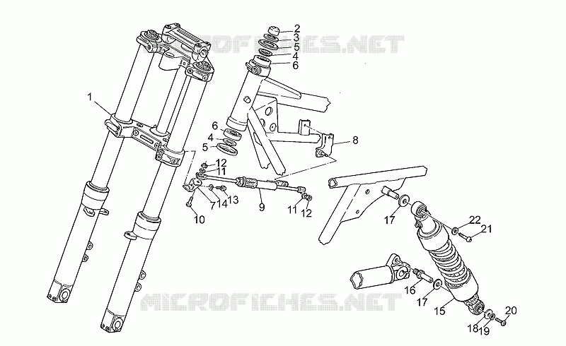 Front/rear shock absorber