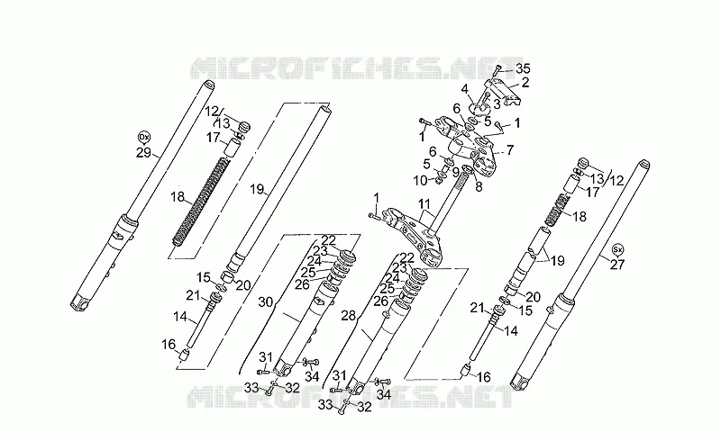 Front fork KD131645>