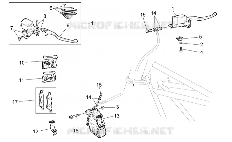 Front brake system