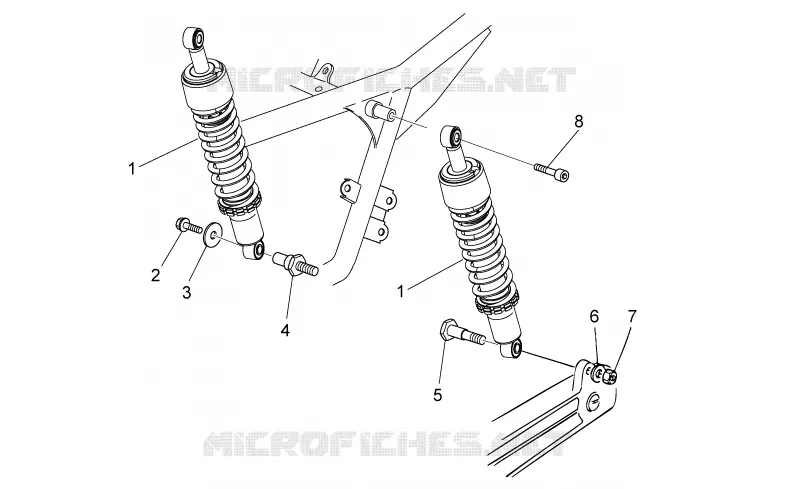 Rear shock absorber