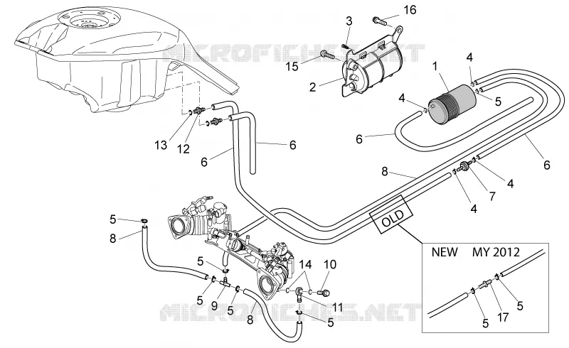 Fuel vapour recover system