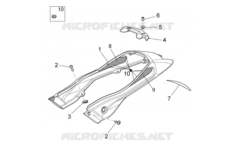 Rear body - Rear fairing