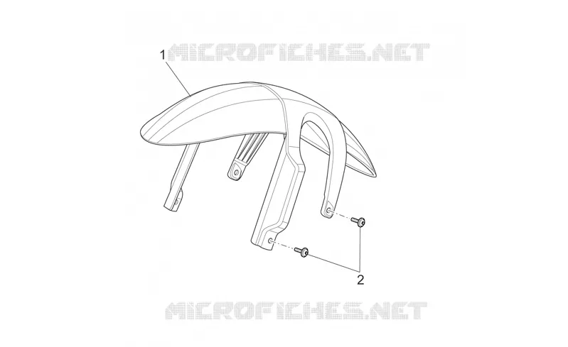 Front mudguard