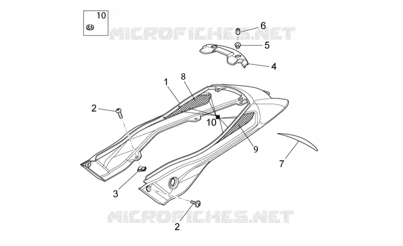 Rear body - Rear fairing