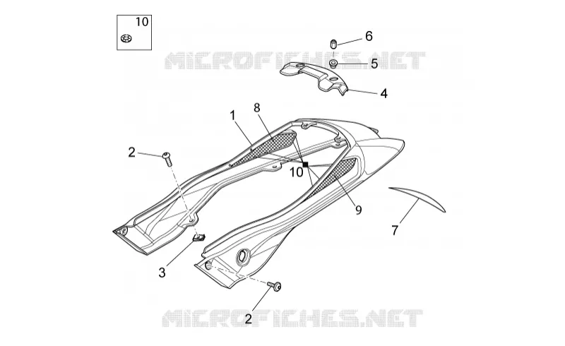 Rear body - Rear fairing