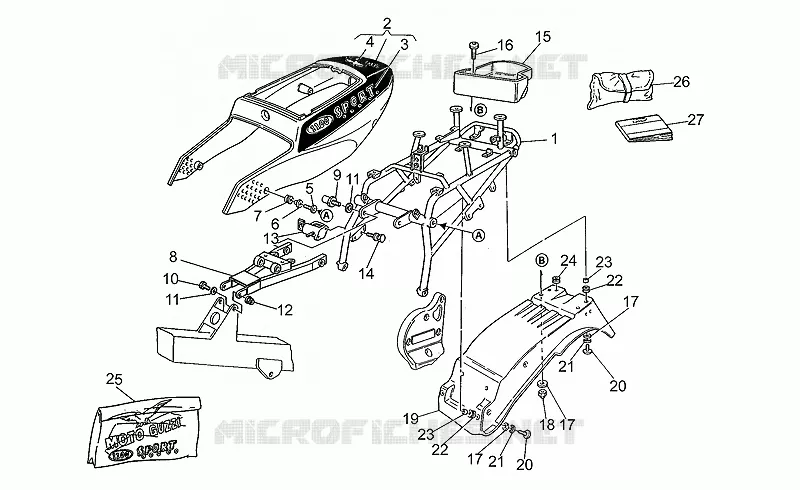 Carrosserie / achter chassis