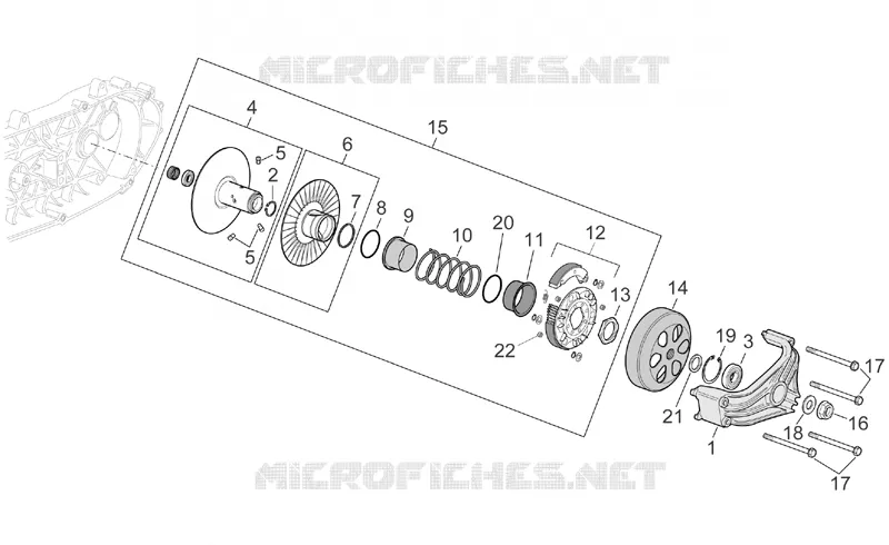 Pulley assy., driven