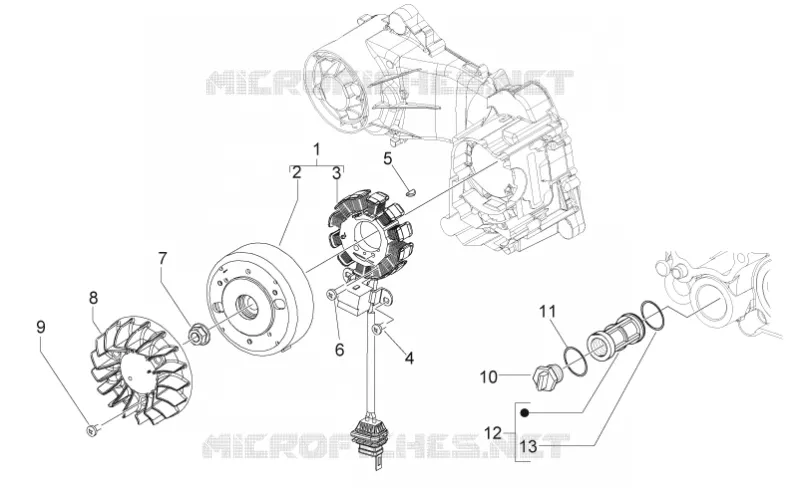 Cdi magneto assy