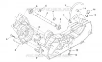 Central crank-case set