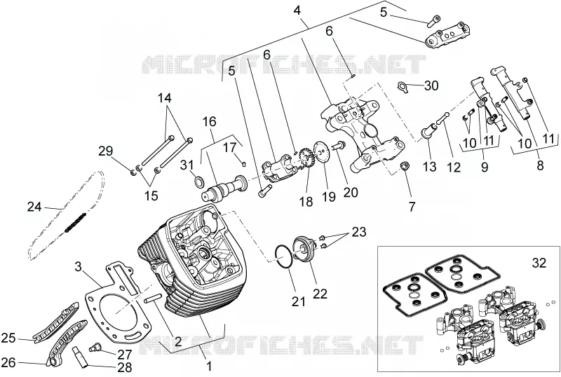 LH cylinder timing system