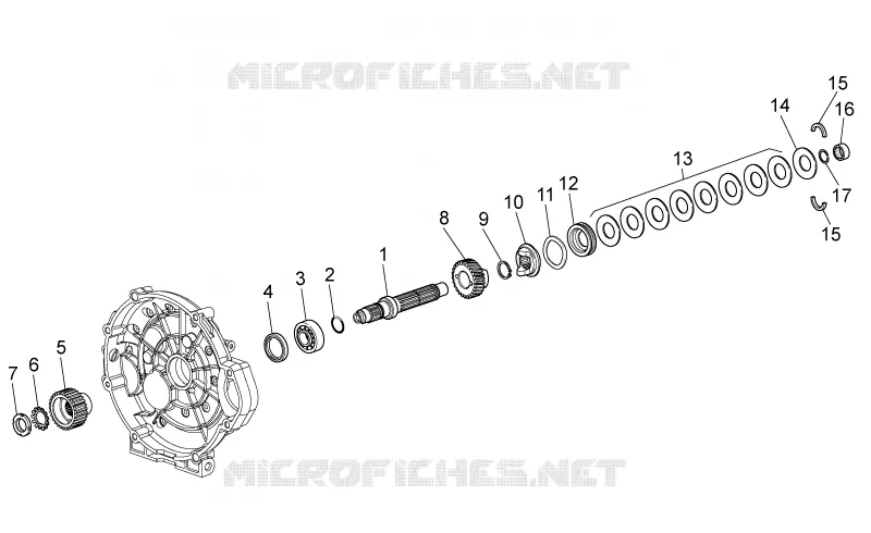 Clutch shaft