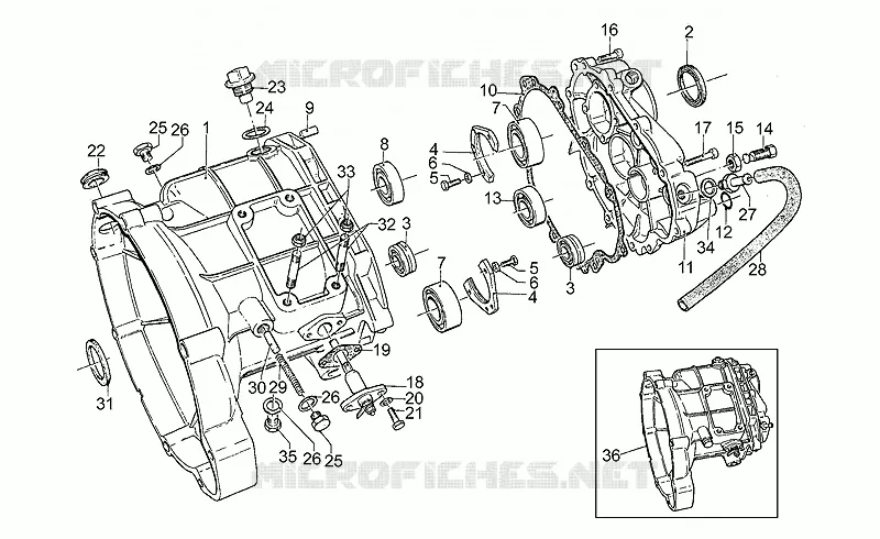Transmission cage