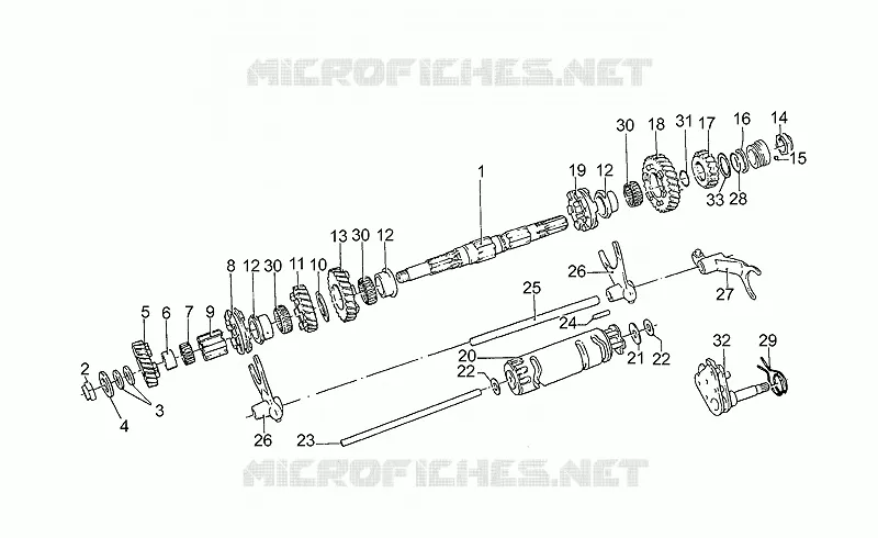 Driven shaft