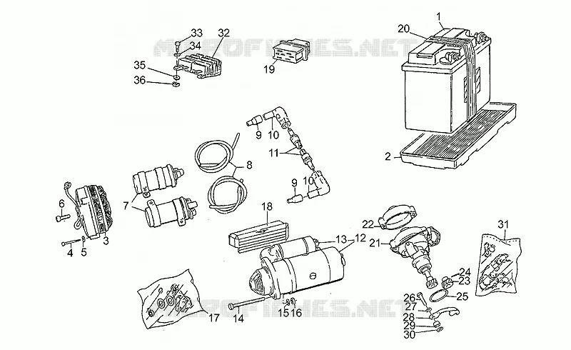 Bosch starter motor