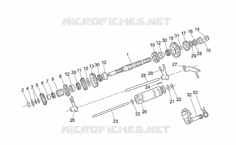Driven shaft