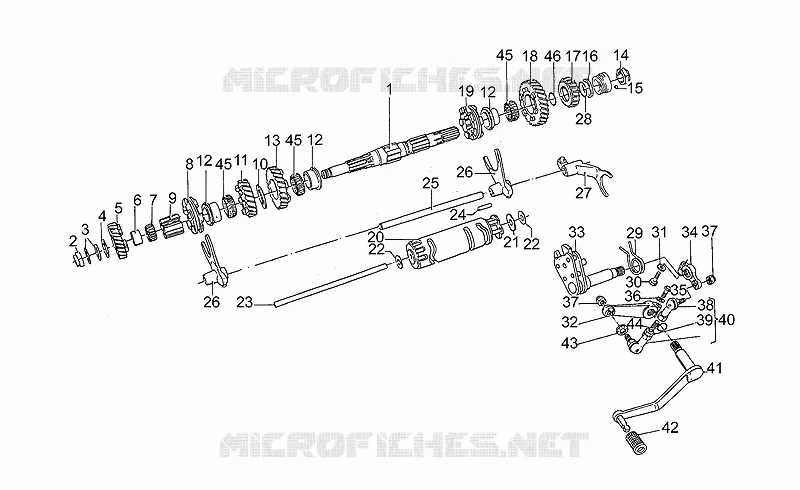 Driven shaft